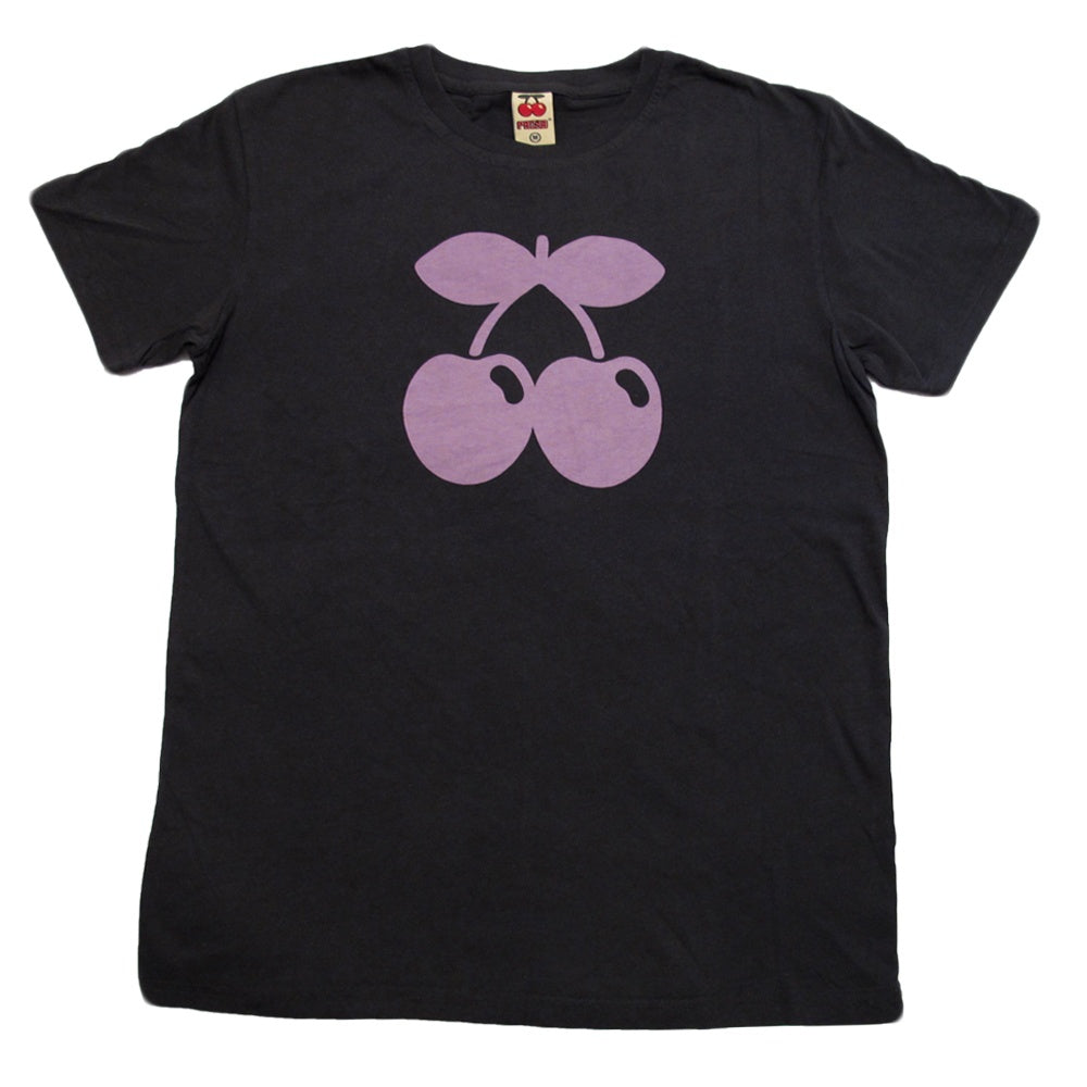 Pacha T-shirt Uomo con Logo Tono Ciliegia Contrasto