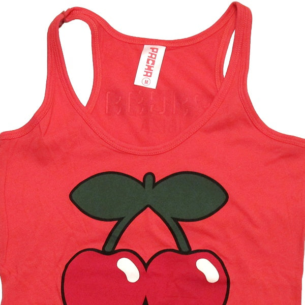Pacha Basic Cherry Logo Red Women&#39;s Vest
