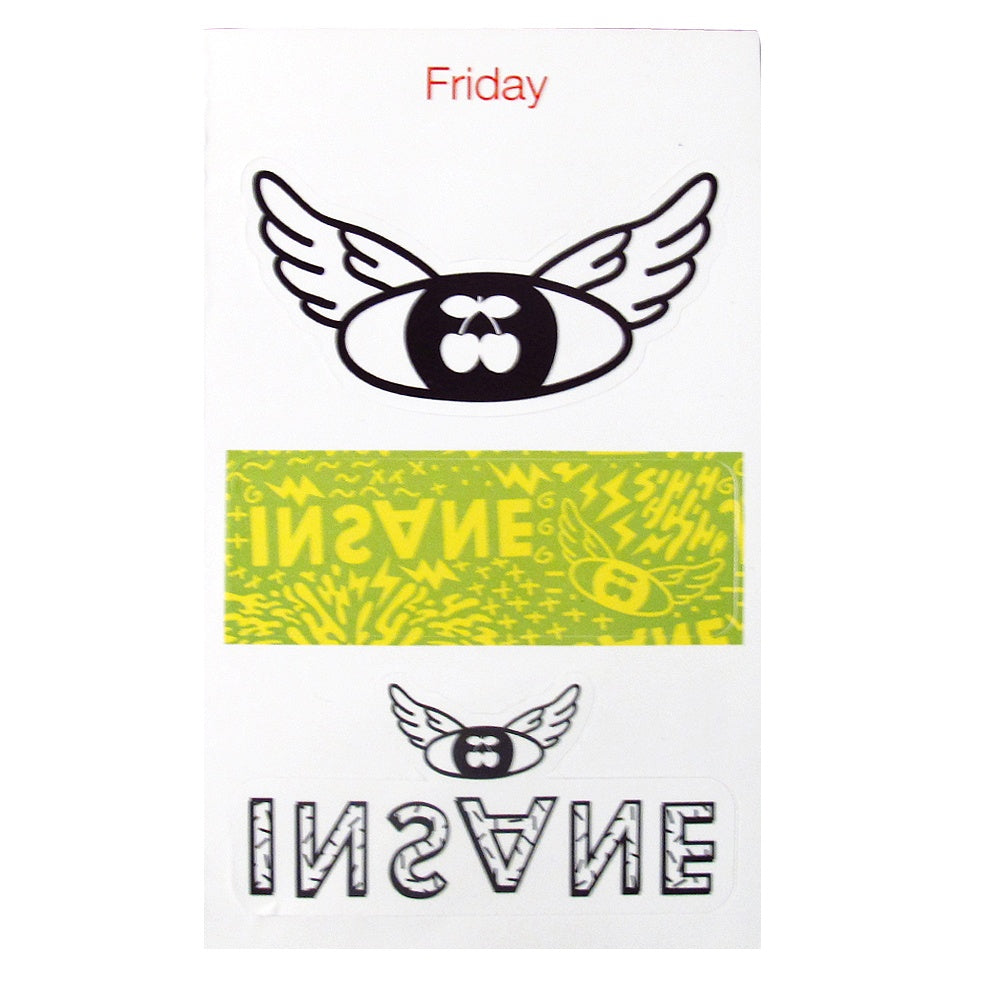 Pacha Insane 2015 Sticker Set