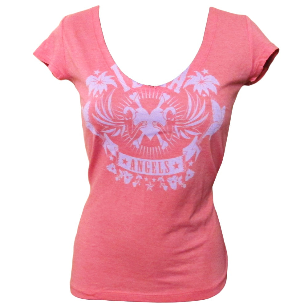 Ibiza Angels Classic Logo Women's Pink T-Shirt