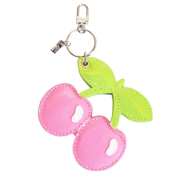 Pacha Cerise Porte-clés Rose avec Miroir Compact