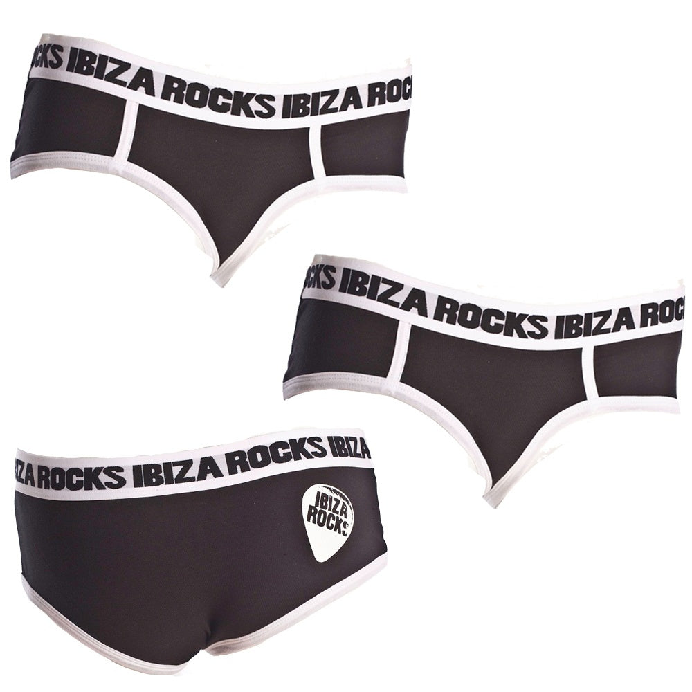 Ibiza Rocks Women&#39;s Cotton Boyfriend Brief 3 Pack