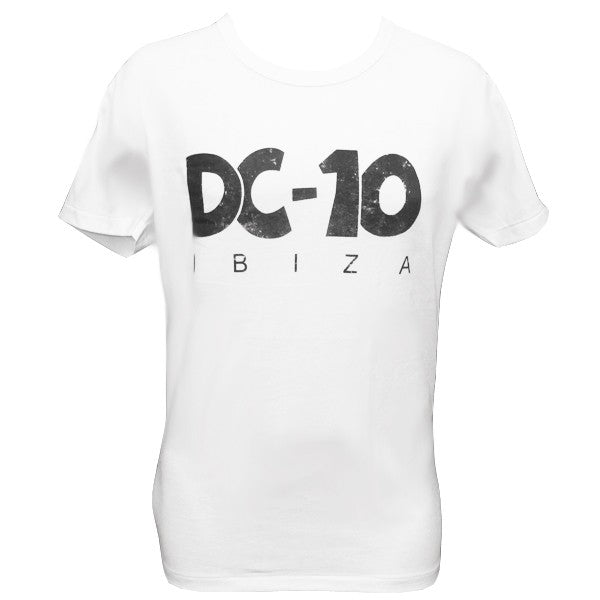 DC10 Camiseta Blanca Logo