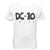 DC10 Bianco Logo T-shirt