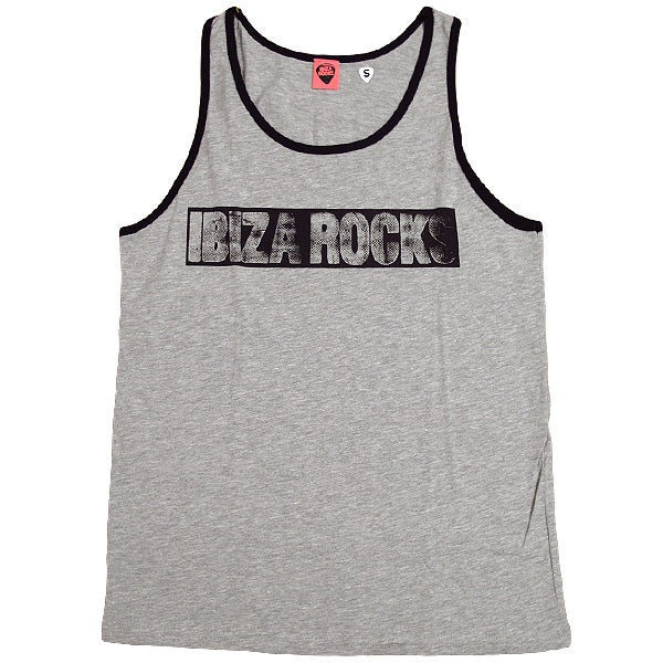Ibiza Rocks Débardeur Homme Contrastant à logo Vintage
