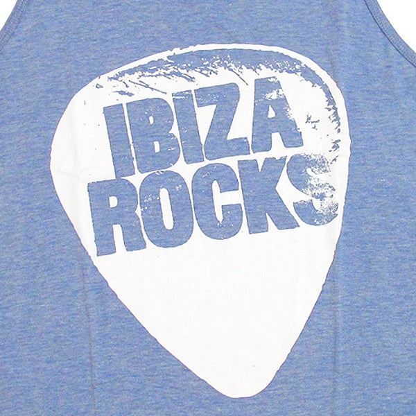 Ibiza Rocks Logo Heather Men&#39;s Tank
