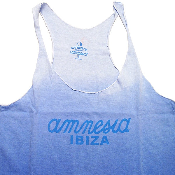 Amnesia Ibiza Dip Dye Women&#39;s Blue Tanktop