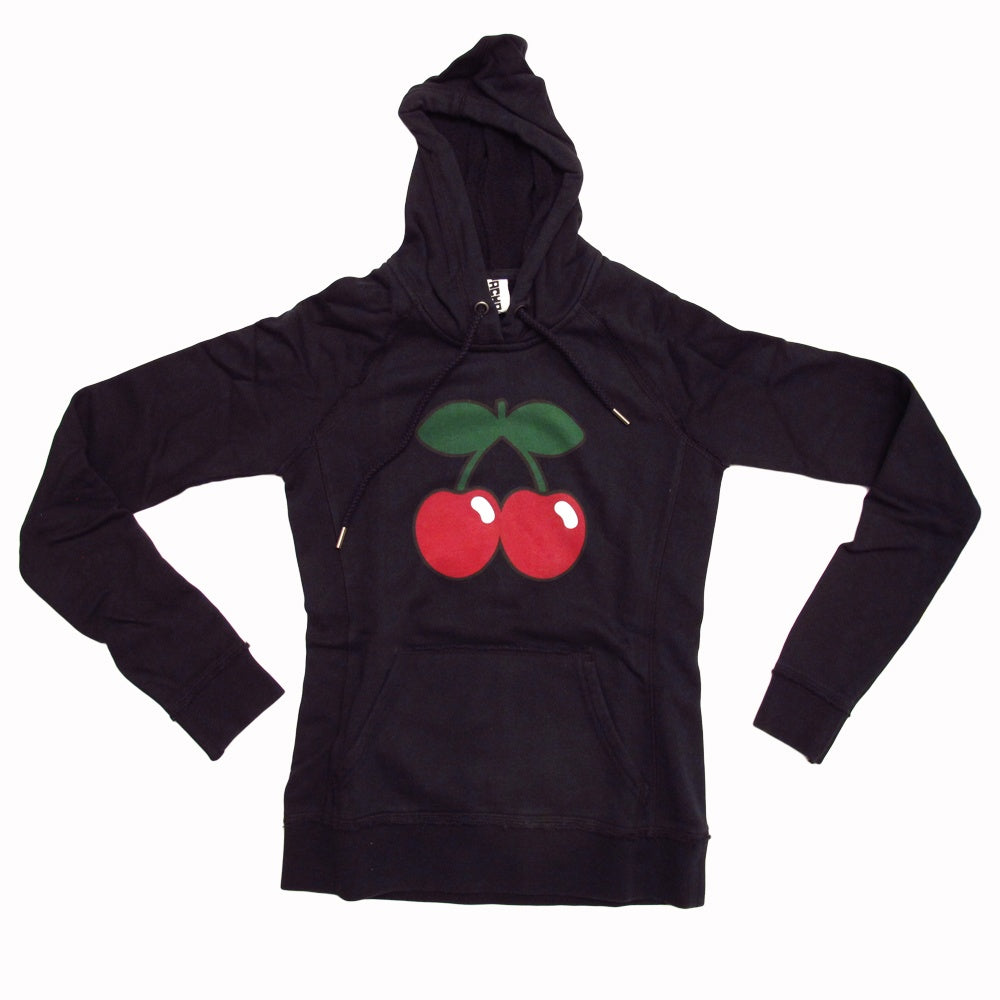 Pacha Cherry Logo Women&#39;s Black Hoodie