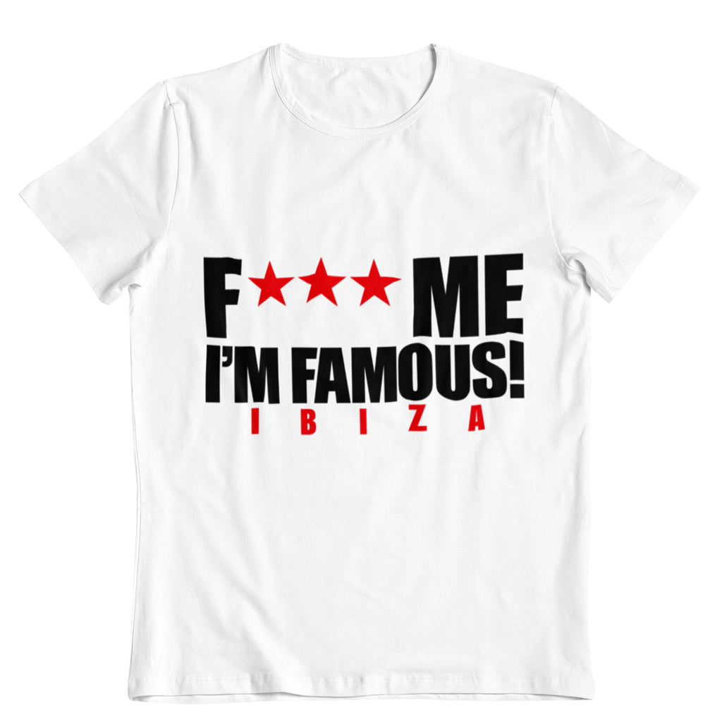 David Guetta F Me I'm Famous Ibiza T-shirt Homme Classique
