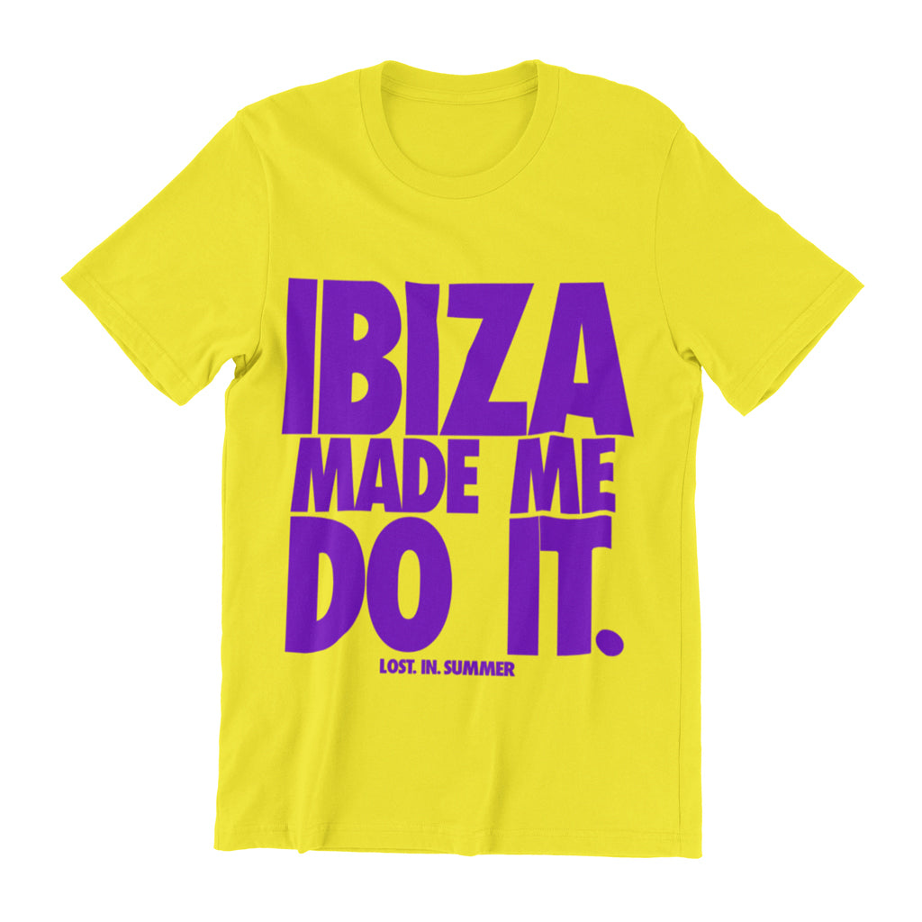 Ibiza Made Me Do It Men's T-shirt