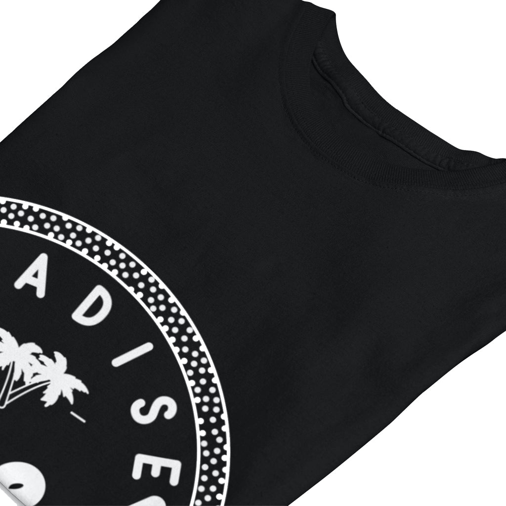 Paradise Lost Ibiza Women&#39;s Black T-shirt with Logo