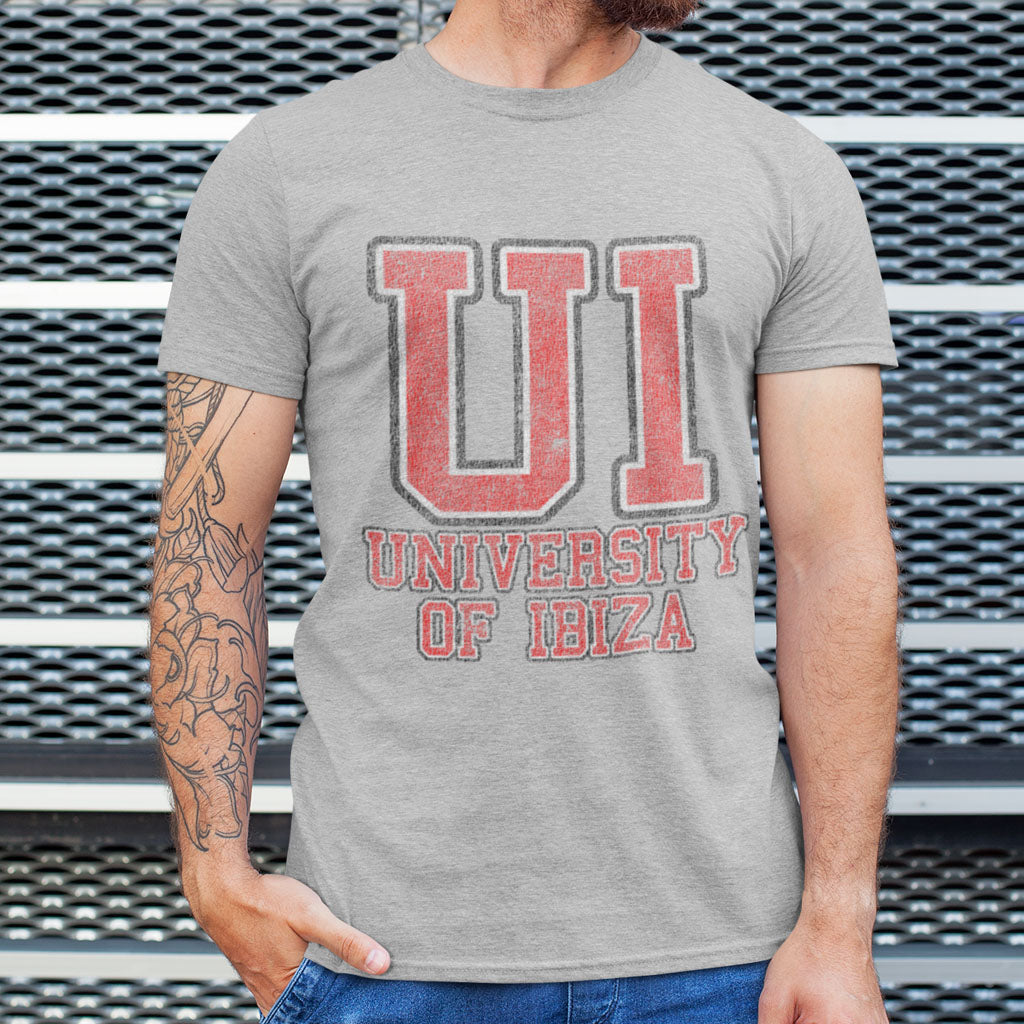 University of Ibiza T-shirt Homme à Logo Collégial