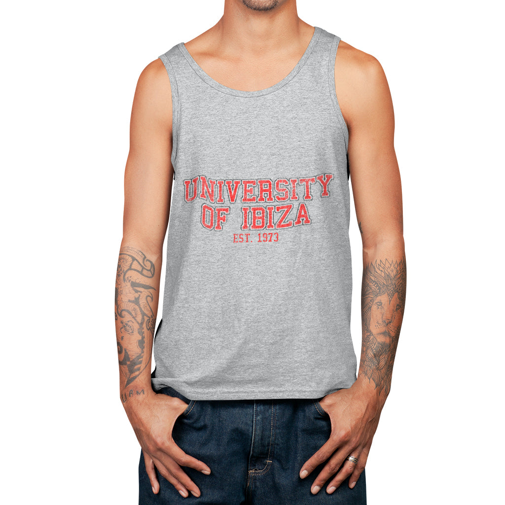 University of Ibiza Men&#39;s Tank Vintage Logo