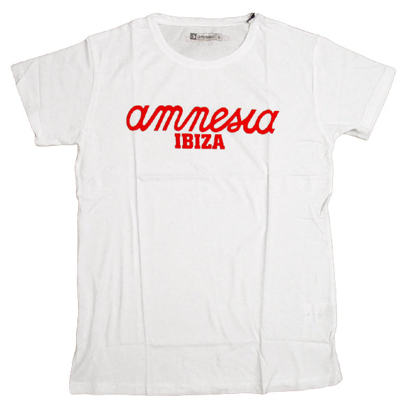 Amnesia Ibiza Classic Logo Men's White T-Shirt