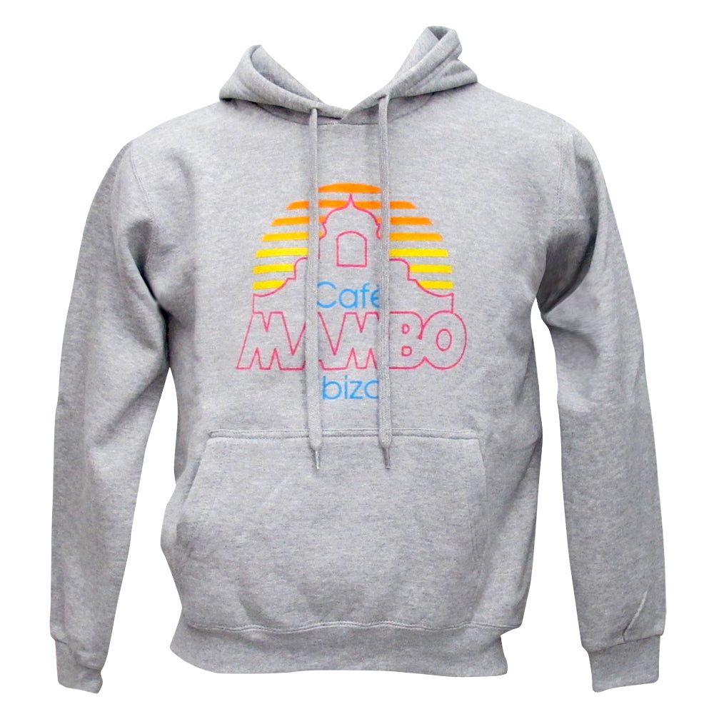 Cafe Mambo Ibiza Logo Athletic Grey Hoodie