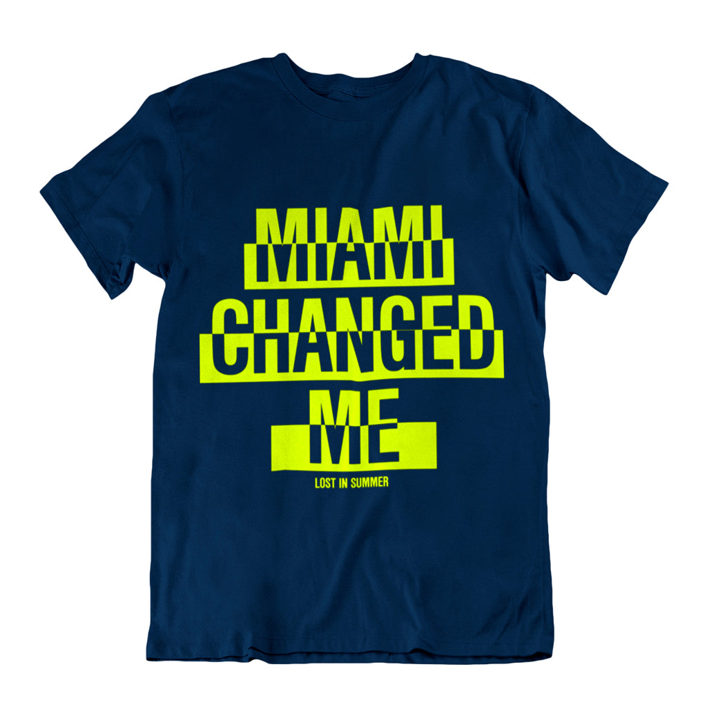 Miami Changed Me T-shirt Homme