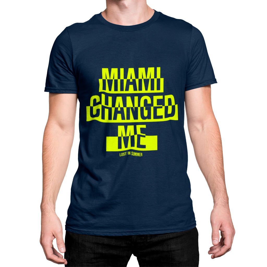 Miami Changed Me Men&#39;s T-shirt