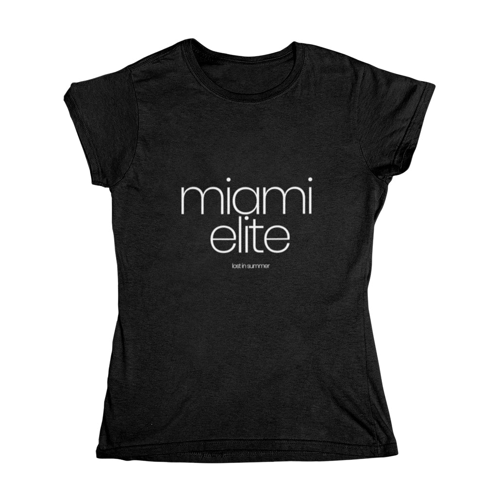 Miami Elite Women&#39;s Black T-Shirt