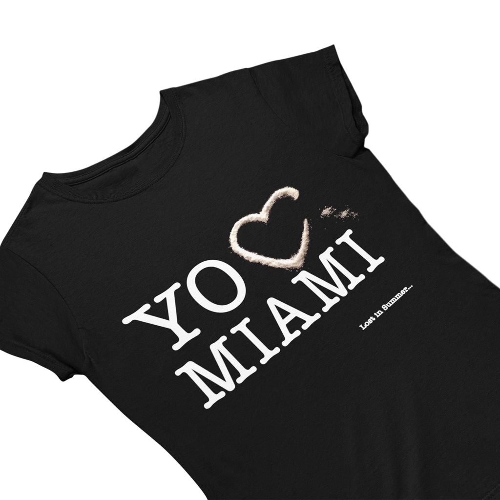 Love Mia Women&#39;s Black T-Shirt