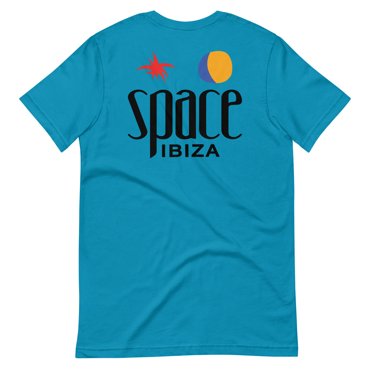 Space Ibiza Beach Club Logo Aqua T-shirt NEW